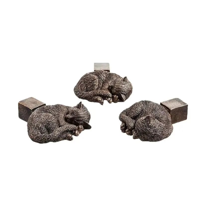 B14C Mini pot feet, cute animal-shaped pots feet, ornamental figurines, pot holder feet, for interior and exterior