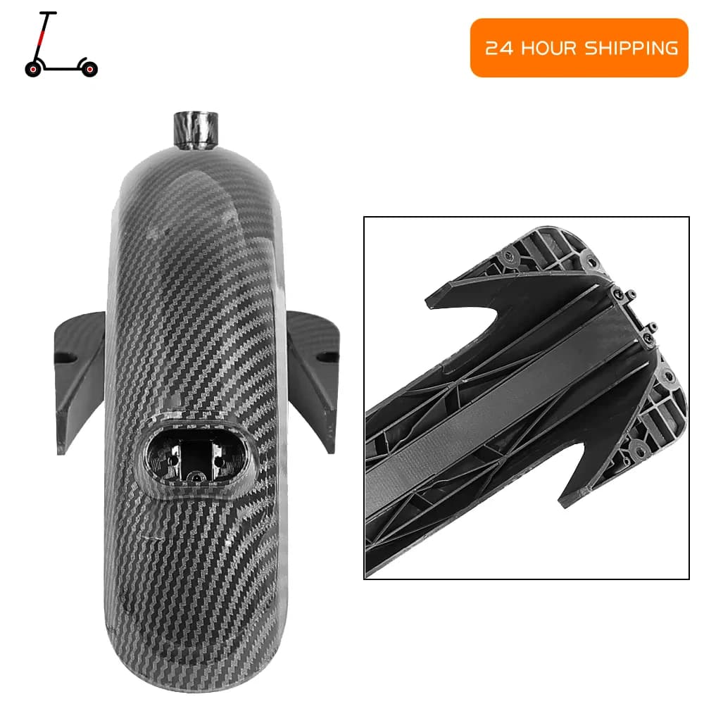Parafango posteriore in carbonio per scooter elettrico Ninebot Max G30 Parte di ricambio paraspruzzi di fango