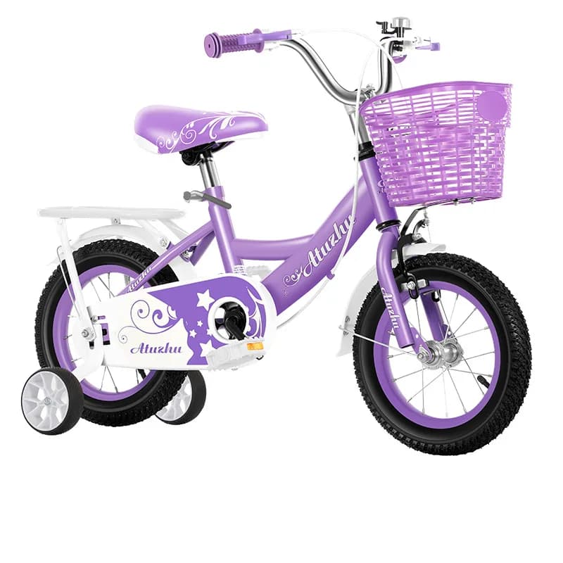 Nuova Bicicletta per Bambine 3-6 Anni, Bici a Pedali per Bambini - Primo Giocattolo di Ciclismo per Bambine, per Interni ed Esterni
