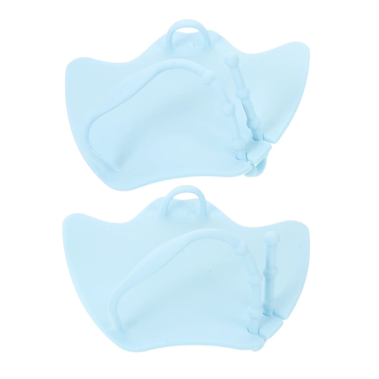 1 pair of swimming fins, adjustable silicone pads for adults, children, training gloves for swimming, snorkeling, diving, swimming palette