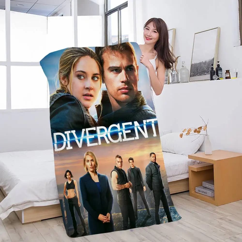 Asciugamano da Spiaggia Classico Anime Divergent Movie, Morbido e Assorbente, Regalo per Bambini, per Viaggi, Campeggio, Palestra