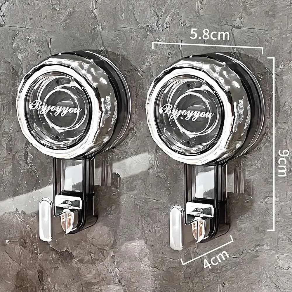 Ganci a ventosa potenti alla moda Ganci per doccia sottovuoto resistenti Gancio di stoccaggio riutilizzabile