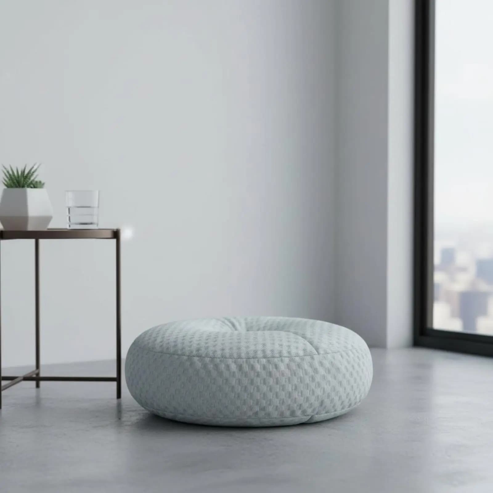 Cooling Seat Cushion Long-Lasting Round Meditation Cushion Meditation Floor Pillow Long-Lasting Support Tatami Sitting Pillow