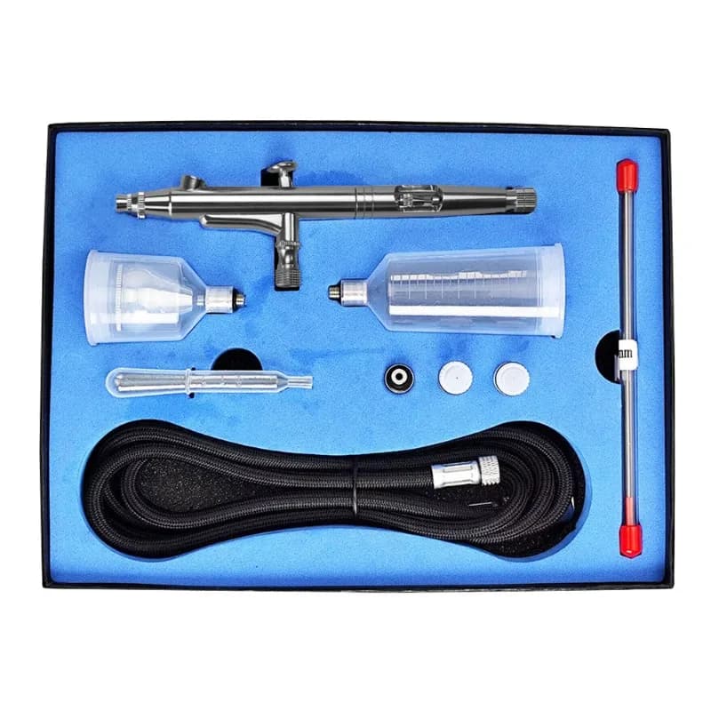 HD-131 Double Action Three Caliber Art Airbrush Rouge Spraying Machine Spray Gun Model Figure Airbrush