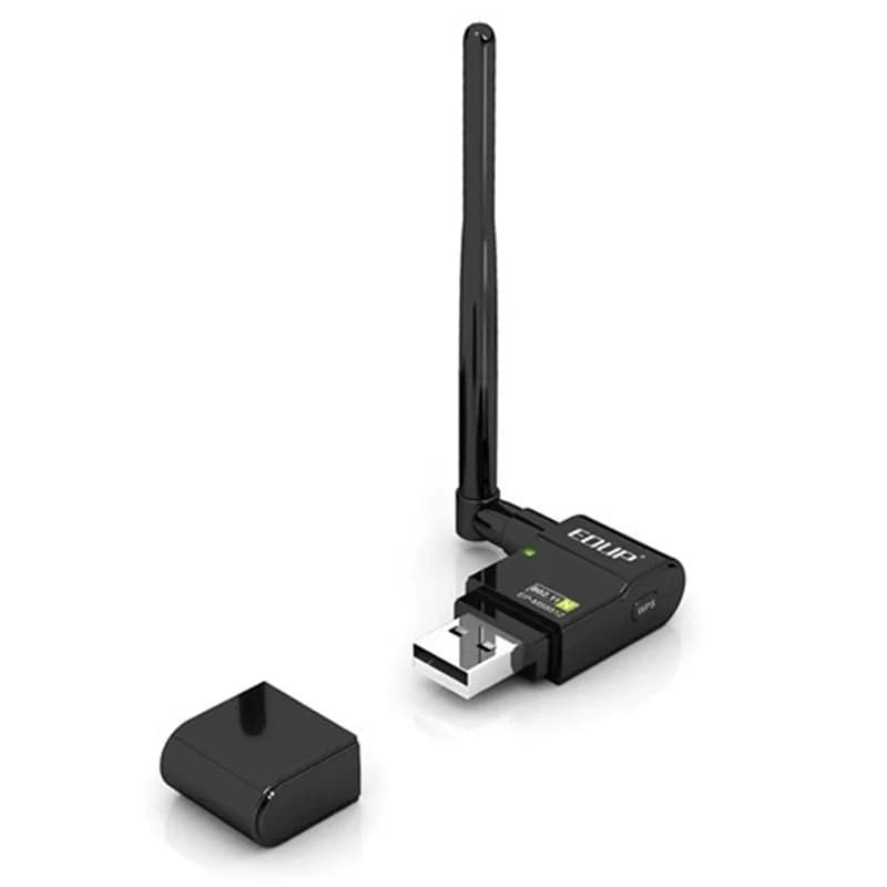 RTL8191SU Adattatore USB wireless ad alto guadagno da 600 Mbps, scheda di rete wireless USB WiFi 802.11b/g/n EDUP 1635 con antenna 6dBi