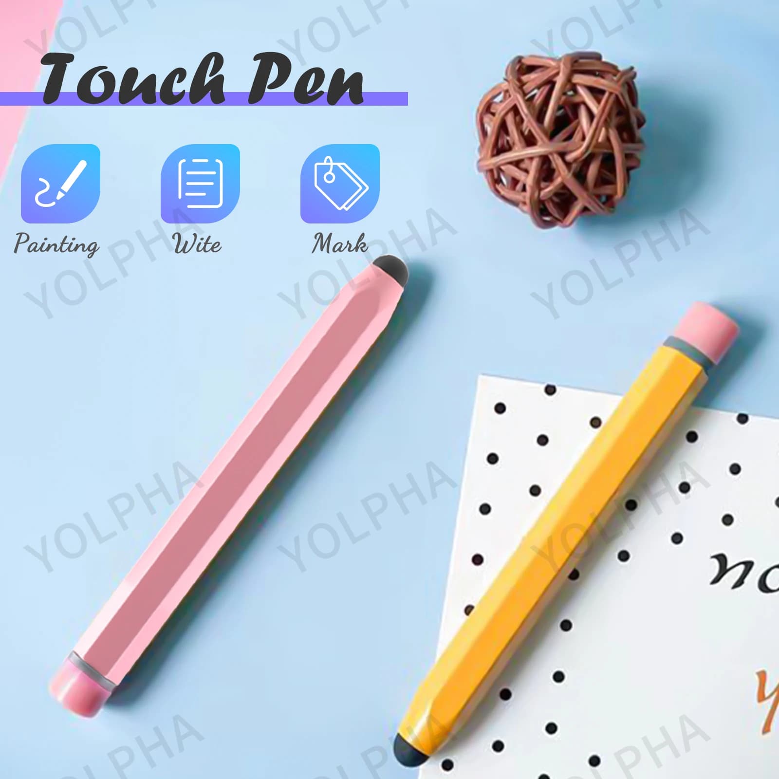 Penne touch screen stilo universali per iPad iPhone Xiaomi Tablet Samsung Stilo per telefono cellulare per tutte le schermi touch Penna tablet