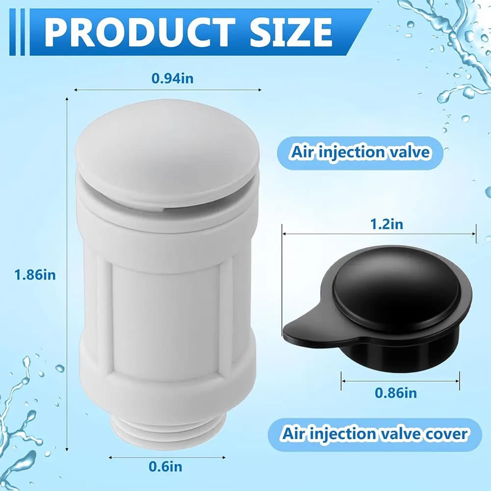 Valvola a getto d'aria e coperchio valvola a getto d'aria 12363 12373, copertura iniettore aria per piscina, accessorio per manutenzione piscina