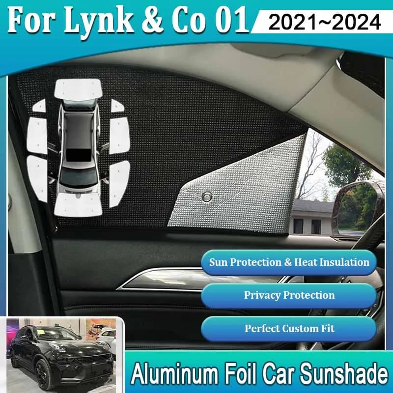 Car Windshield Sunshades Cover For Lynk & Co 01 Accessories CX11 2024~2021 Auto Protection Vehicle Heat Shield Body Kit Anti UV