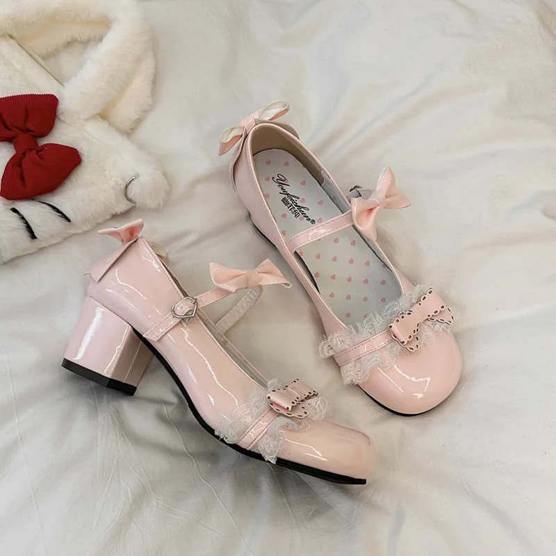 2026 new spring cute woman Mary Jane shoes fashion butterfly-node women shoes outdoor dress party pumps women moccasin leather
