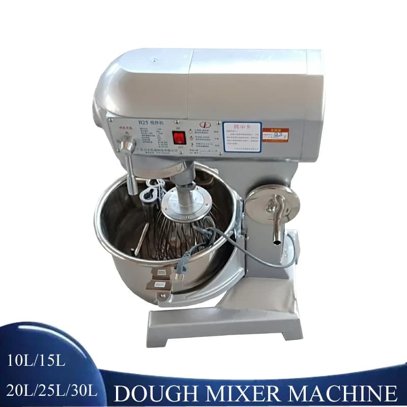 Impastatrice Industriale Automatica per Pane, Pasta, Carne e Alimenti - 220V