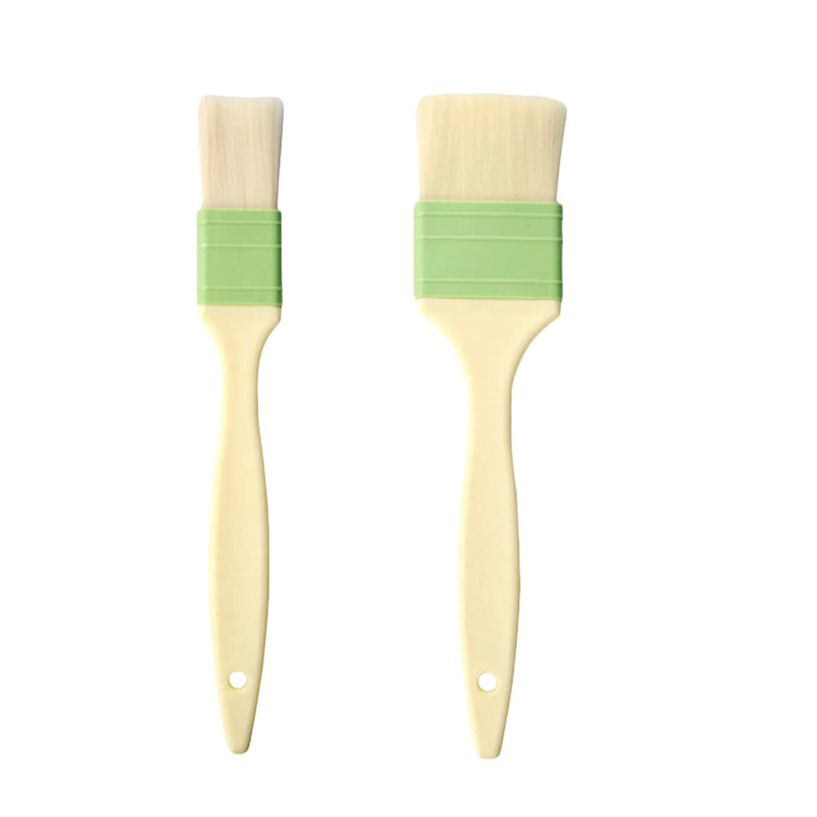 2Pcs Bbq Basting Brushes Heat Resistant Pastry Cooking Brushes Kitchen Oil Brush Butter Glaze Sauce Applicator Grill Air Fryer