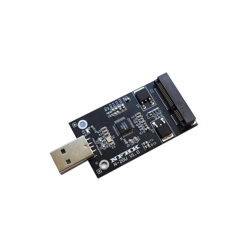 USB 2.0 to MSATA Adapter Card Solid State Drive SSD Converter for Laptop Computer