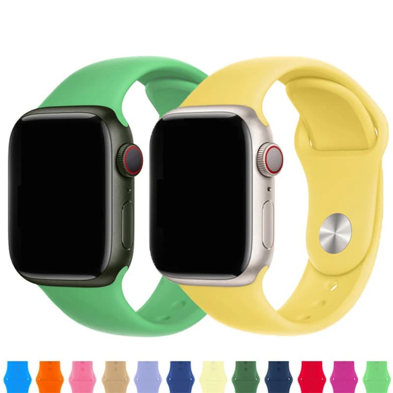 Cinturino in silicone per cinturino Apple Watch 46mm 42mm 44mm 40mm 41mm 45mm 49mm 38mm Bracciale Correa Iwatch Series Ultra 10 9 8 7 6 SE 5