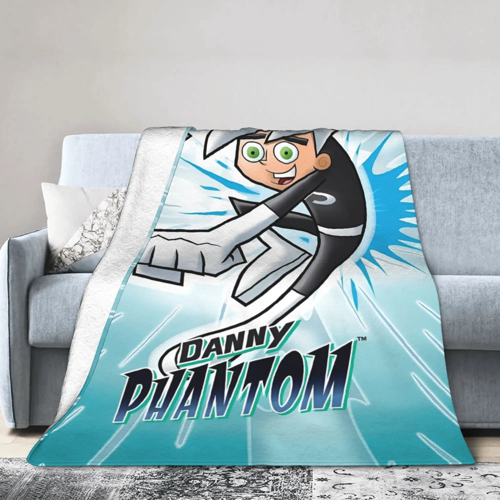 Y2K Dannys Phantoms Blanket Lightweight Thin Flannel Comfortable Throw Blanket Machine Washable