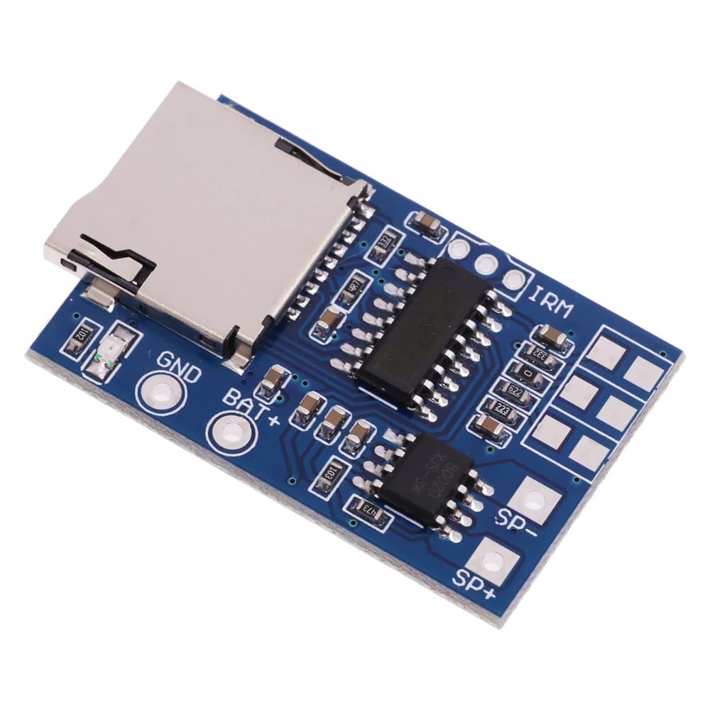 TF card MP3 decoding board with 2W power decoding for Arduino GM power module mixed mono reproduction 3.7-5V with memory