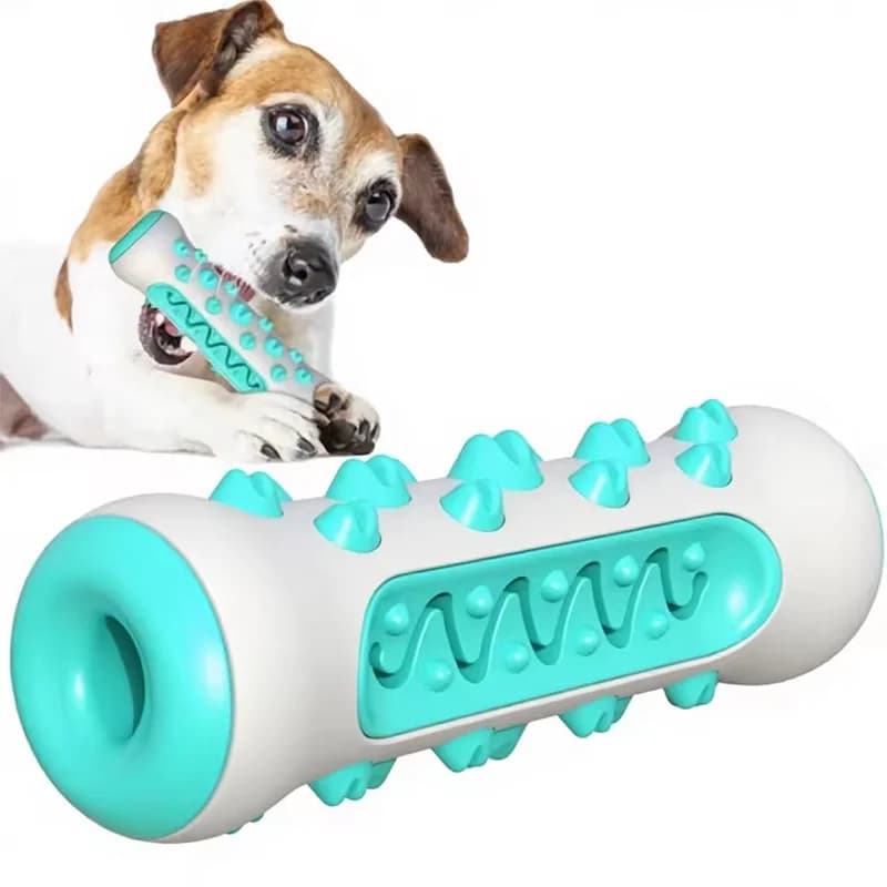 Bite Resistant Dog Molar Toy Teeth Cleaning Leak Food Chew Stick Interactive Pet Toy Puppy Self Entertainment Play Toy Durable