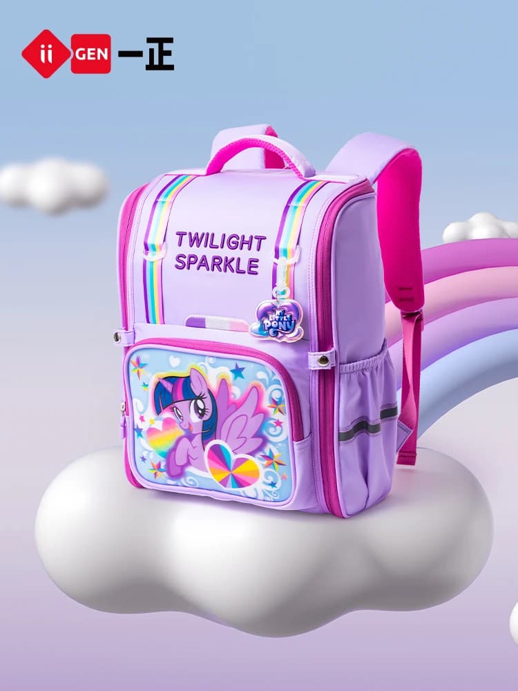 IiGEN School Backpack My Little Pony Spine Protection Lightweight Large Capacity Adjustable Shoulder Strap For School Female