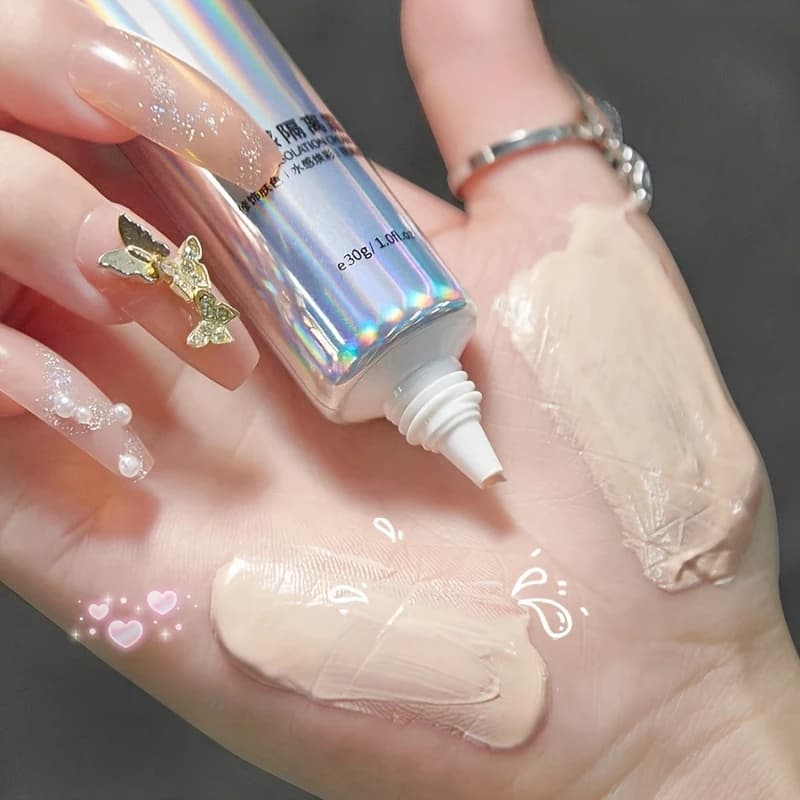 Base per primer per trucco, fondotinta correttore isolante idratante Pori invisibili Base per il viso Illumina il tono della pelle Cosmetici per il trucco
