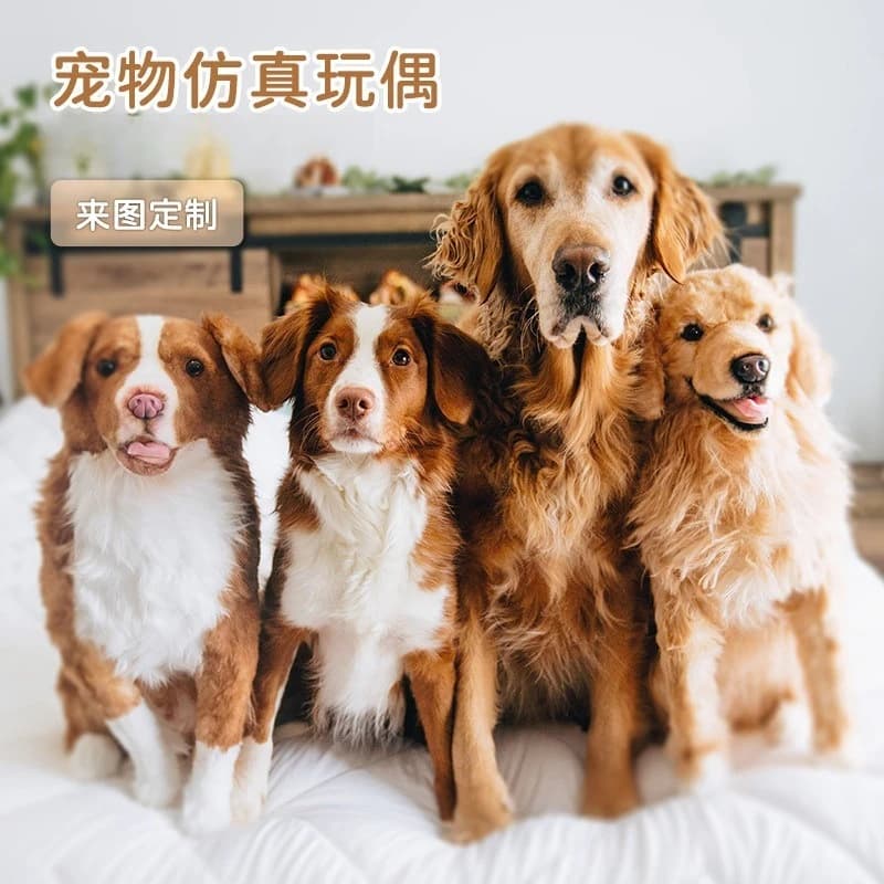 Custom Realistic Pet Stuffed Doll Handmade From Customer Photo Large Dog Cat Plush Toy Personalized Gift