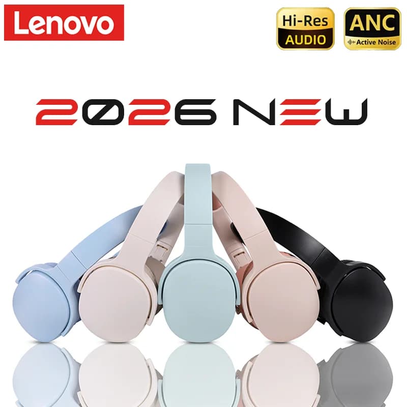 Cuffie Lenovo P2961 Wireless Bluetooth 5.3 Auricolari originali Stereo HIFI Cuffie da gioco con microfono per Samsung iPhone