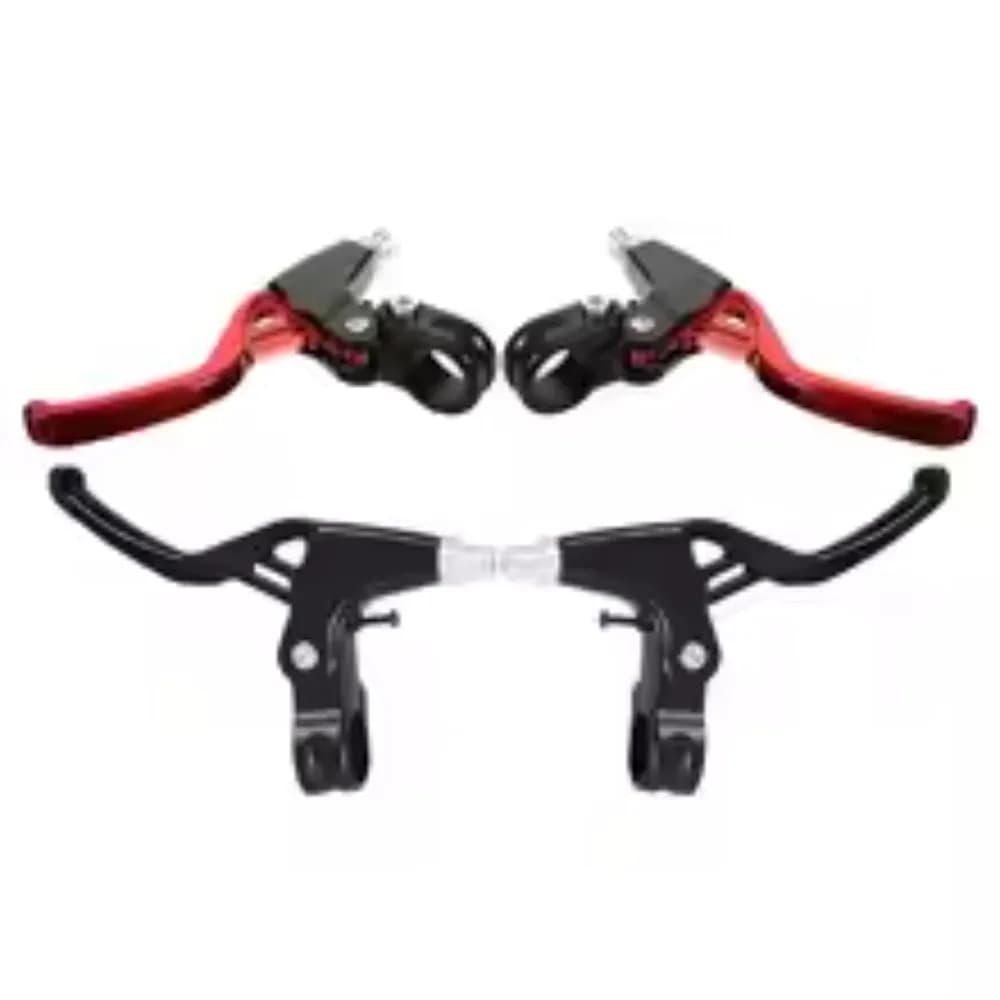 1 Paio di Leve Freno Universali per Bicicletta in Lega di Alluminio, Maniglie Freno per Bici da Montagna e da Strada, Leve V-Brake, Accessori per Ciclismo