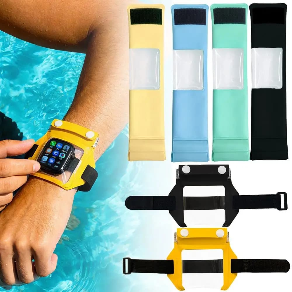 Touchscreen Compatible Smartwatch Waterproof Cover Multicolor Waterproof Smartwatch Protective Cover PVC Accessory