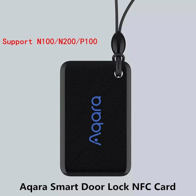 La scheda di accesso intelligente Aqara NFC supporta le applicazioni Aqara Smart Door Lock serie N e P per controllare la sicurezza domestica per Xiaomi
