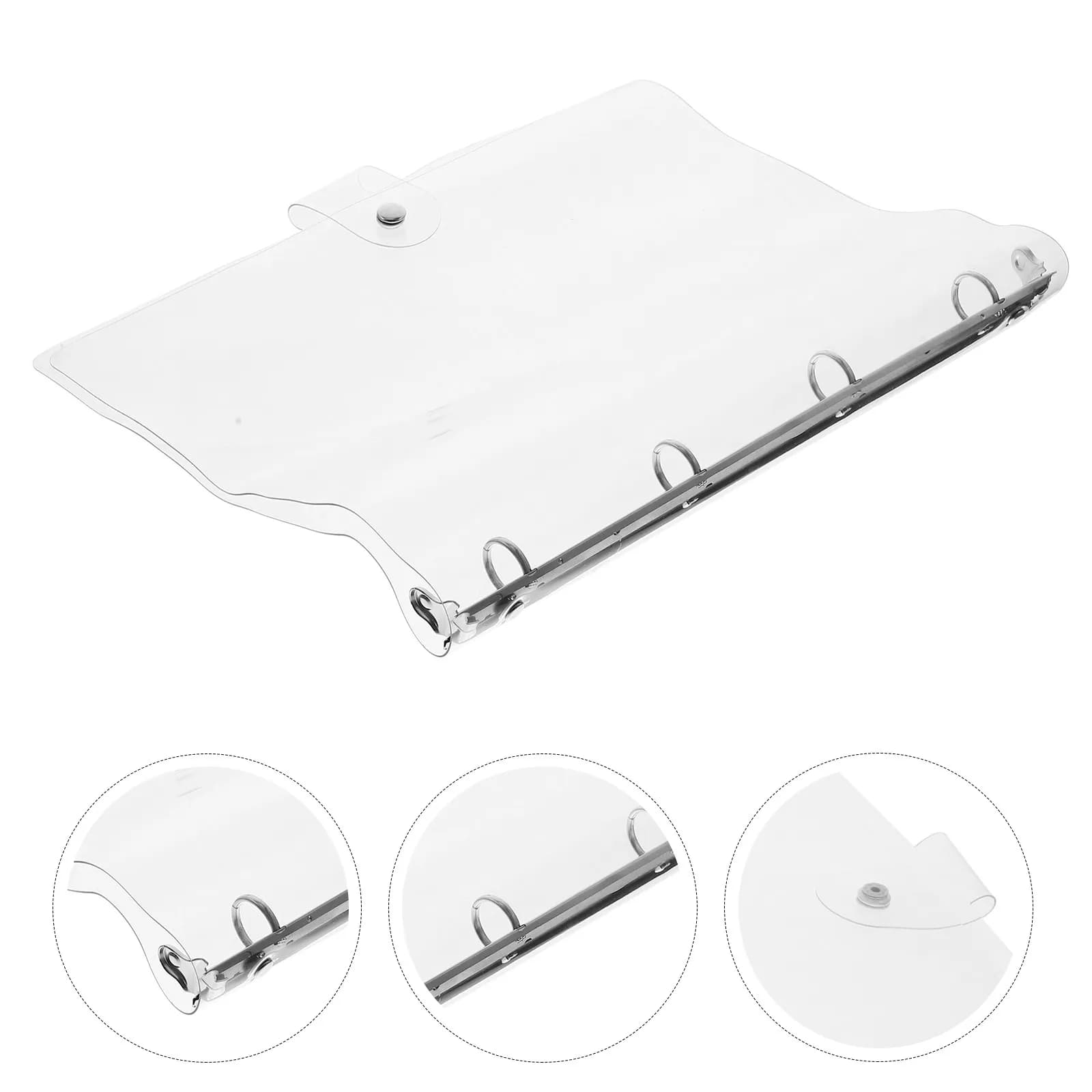 Copertina Trasparente per Quaderno A4 in Plastica, Raccoglitore a Fogli Mobili, Custodia per Quaderno per Scuola, Ufficio, Scrapbook, Planner, Diario