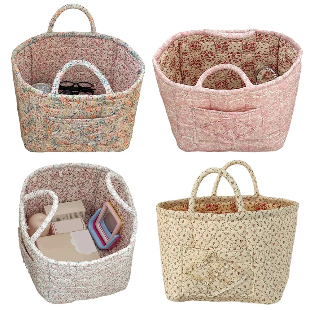 Borsa per l'organizzazione dei detriti in tessuto con manici facili da trasportare Contenitore per la biancheria Cesto per vestiti lavabile per vestiti da camera da letto di casa e ufficio