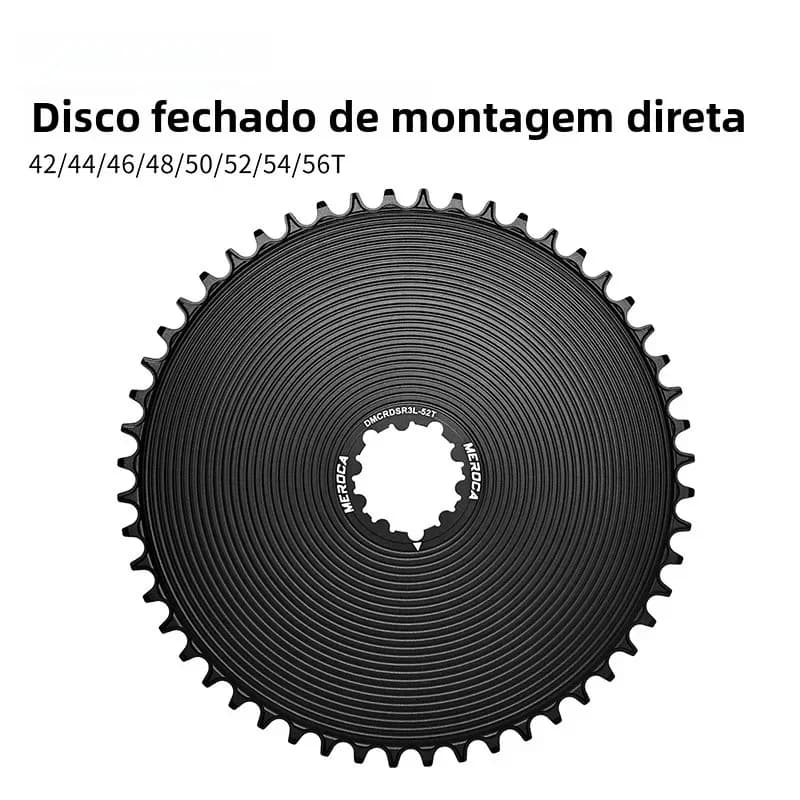Disco Singolo per Bicicletta da Strada MEROCA in Lega di Alluminio GXP, Accessori per Bicicletta con Cambio Positivo e Negativo