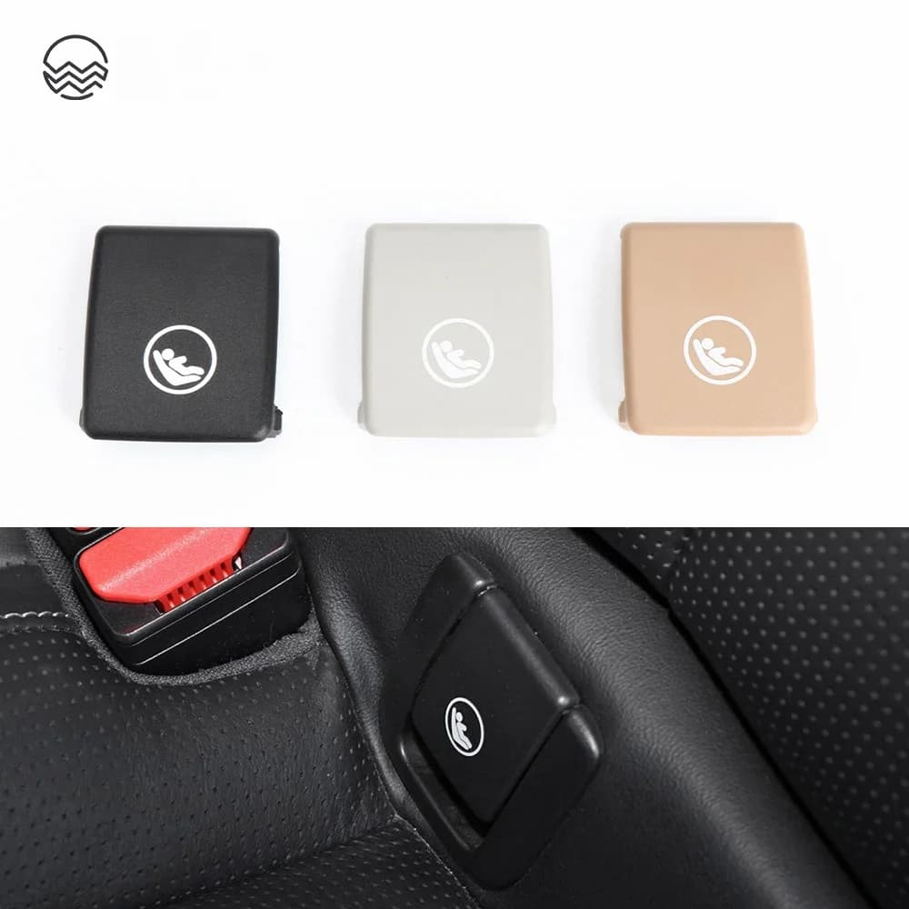 Car Rear Child Seat Fixing ISOFix Cover Hook ISOFIX Cover Child Restraint Switch For Volvo V60 V90 XC40 XC60 S60 S90