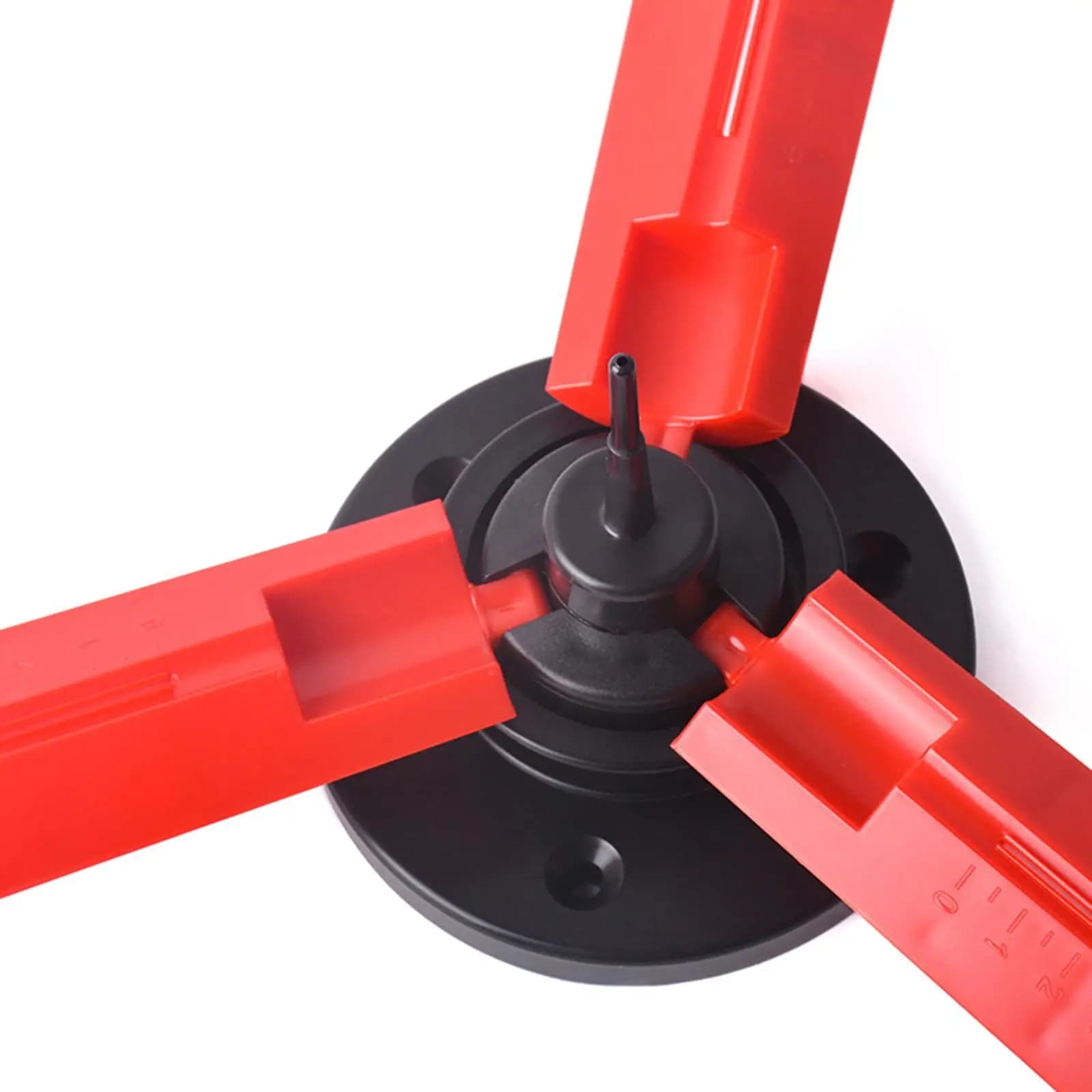Attrezzo per Impennare Frecce da Tiro con l'Arco con Scala Graduata, Strumento Regolabile in Plastica per Frecce Fai-da-Te e Accessori da Caccia