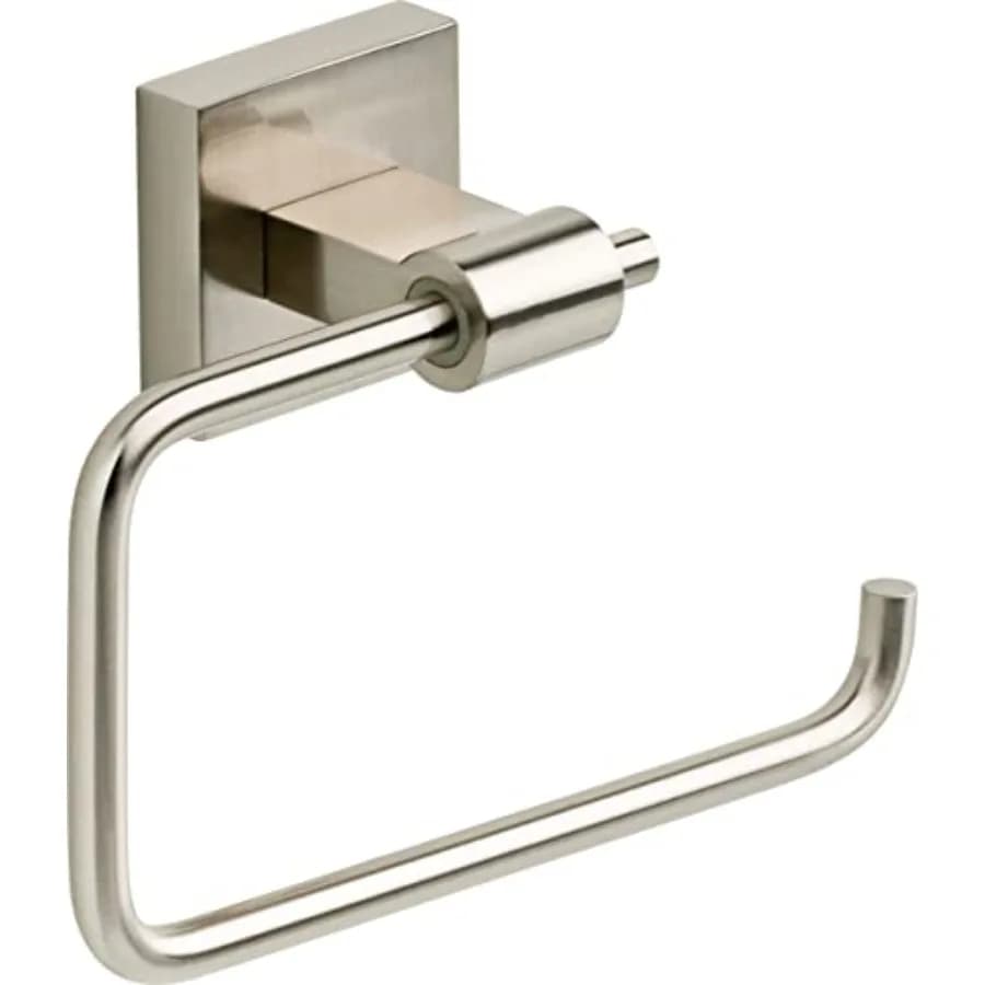 Toilet Paper Holder European Style Satin Nickel Wall Mount Single Post Maxted Bathroom Accessories