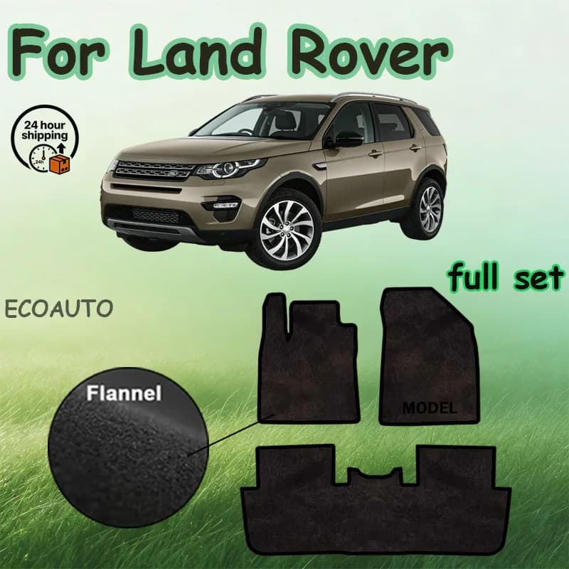 Velvet Car Mats for Land Rover Discovery Sport L550 2015~2022 5 places Carpets and floor coverings