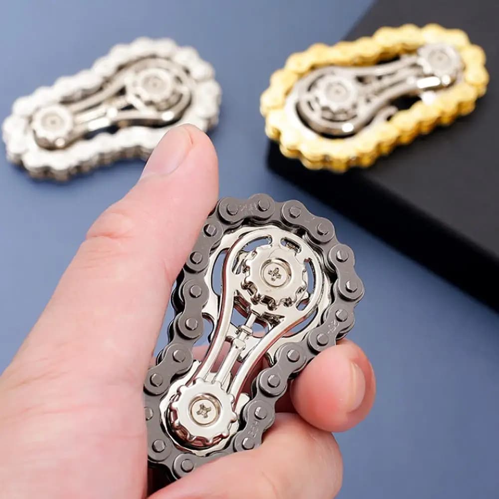 Meccanico EDC Gear Fidget Spinner Pignoni antistress Volano Punta delle dita Giroscopio Fidget Spinner Giocattolo da scrivania per adulti