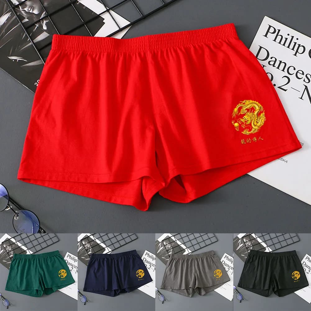 Mens Sleep Bottoms boxer slip Home pigiama Shorts Arrow Pants Underwears pantaloncini sportivi mutande traspiranti per adolescenti giovani
