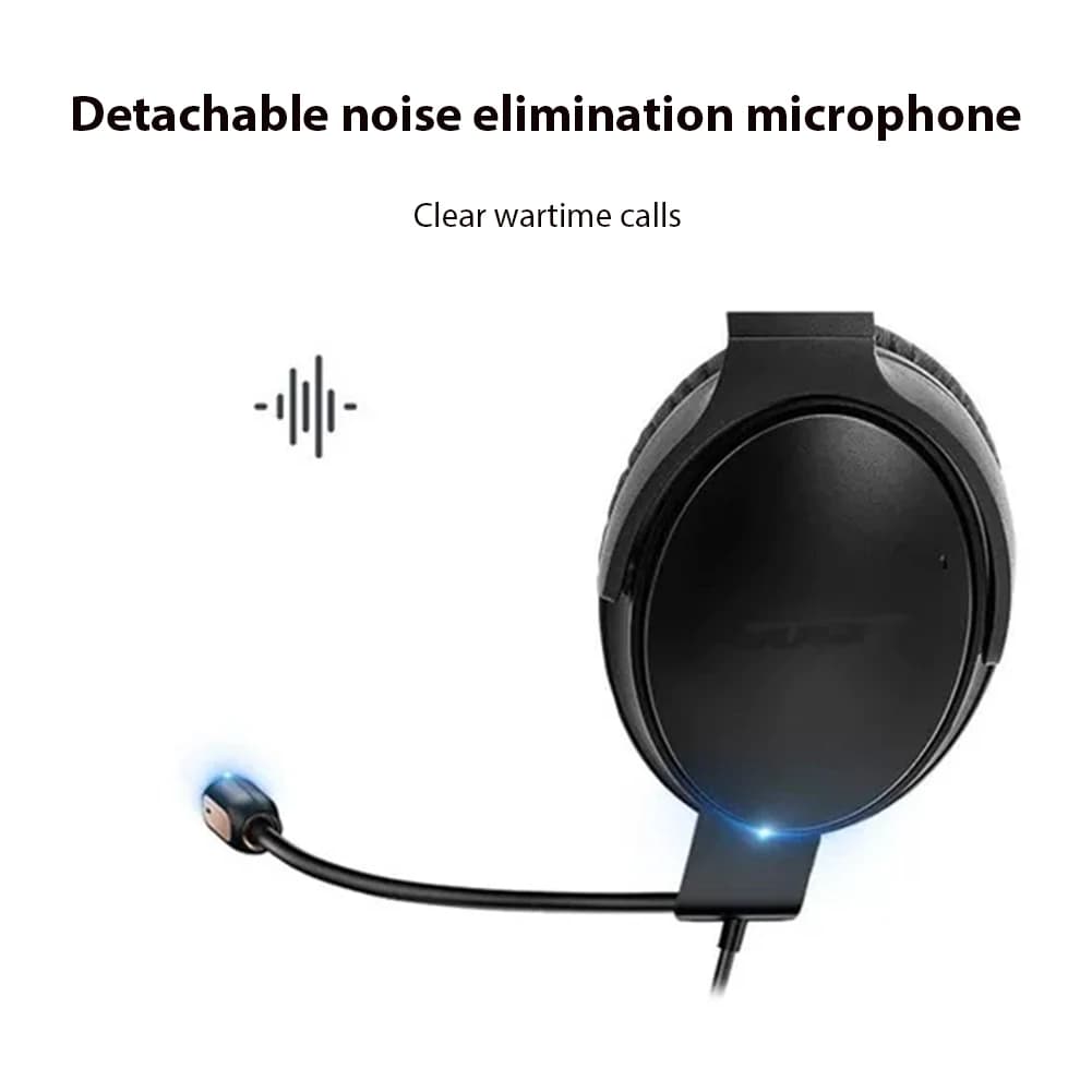 3.5mm Spin Replacement Microphone with Detachable Gaming Rod Microphone with Play Rod with Noise Cancellation for Bose QC35 QC45