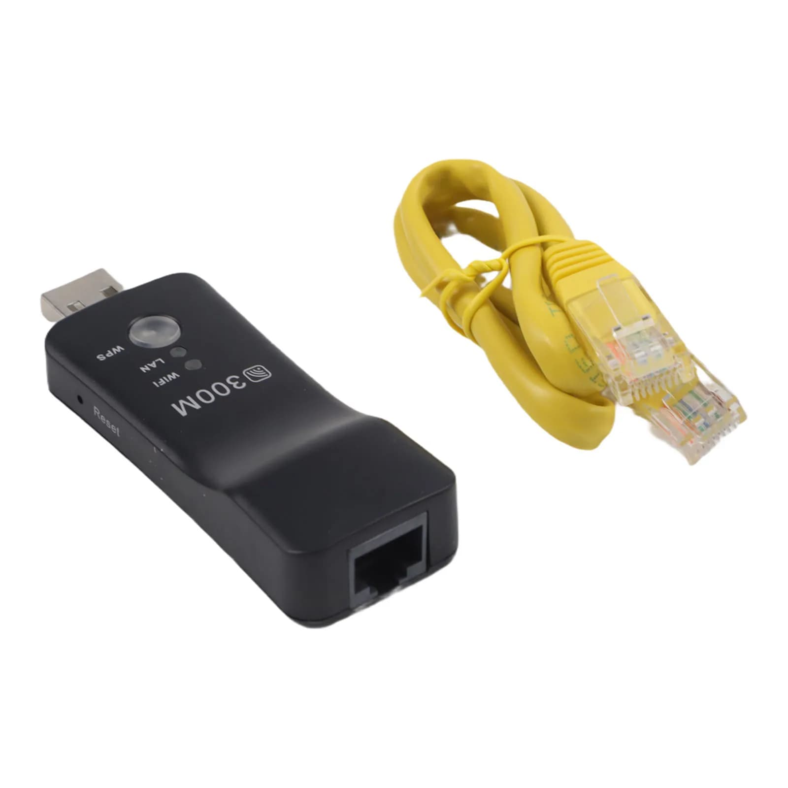 Ripetitore WiFi Wireless con Porta RJ45, Extender WiFi 300Mbps Nero, Ripetitore Wireless 300mbps, Frequenza WiFi 2.4 GHz