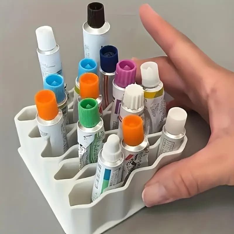 Multi-Layer Ointment Organizer Desktop Medicine Storage Box Vertical Space-Saving Rack for First Aid for Medical Supplies