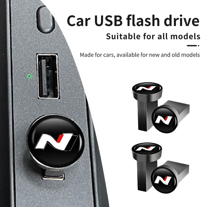 Auto USB Flash Drive Memoria di Stoccaggio Portatile Adesivo 32G/64G/16G Per Hyundai IX35 I30 I20 Tucson Accent Elantra Getz Genesi