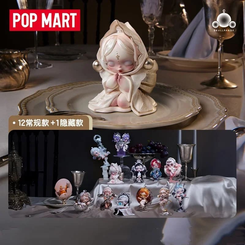 POPMART SKULLPANDA Il Partito inizia la Serie Blind Box Guess Bag Scatola misteriosa Giocattoli Bambola Cute Anime Figura Ornamenti per il desktop Regalo