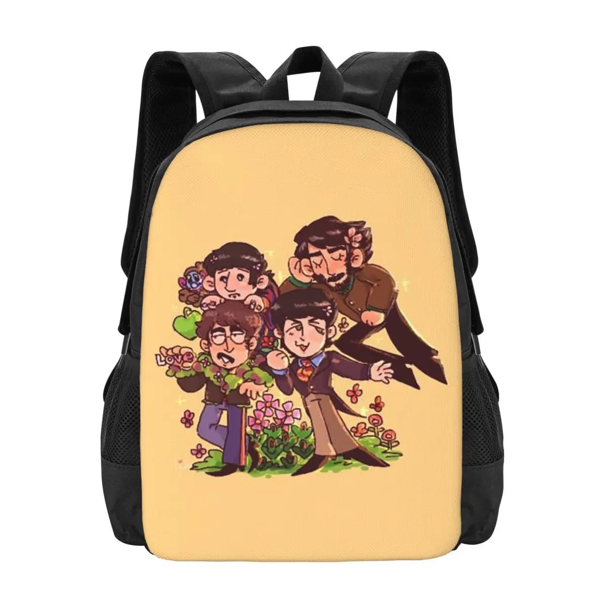 Beatle Submarine Backpack Hot Sale Daypack Large Capacity Boys Girls BookBag School Bag Shoulder Bags for Men Women