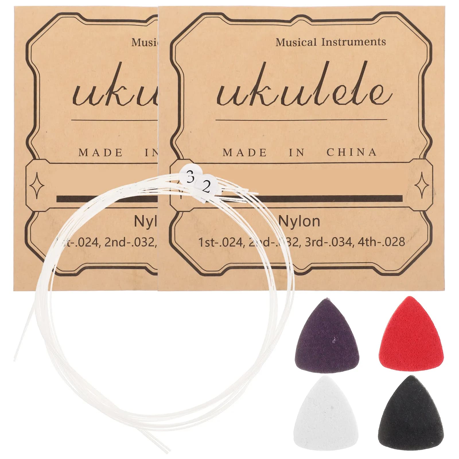 Set di Strumenti Universali per Chitarra, Kit per Manutenzione, Accordatura, Sostituzione Corde, Plettri in Lana, Accessori per Principianti