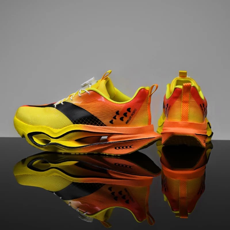Men Women Running Shoes Cushioned Sneakers Jogging Training Shoes Anti-slip Casual Athletic Shoes Breathable Mesh Walking Shoes
