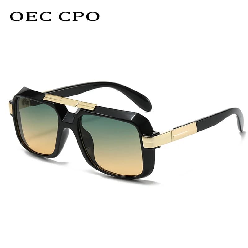 Square sunglasses Punk oversize 2024 man designer luxury sunglasses with big frame sunglasses Oculos sunglasses