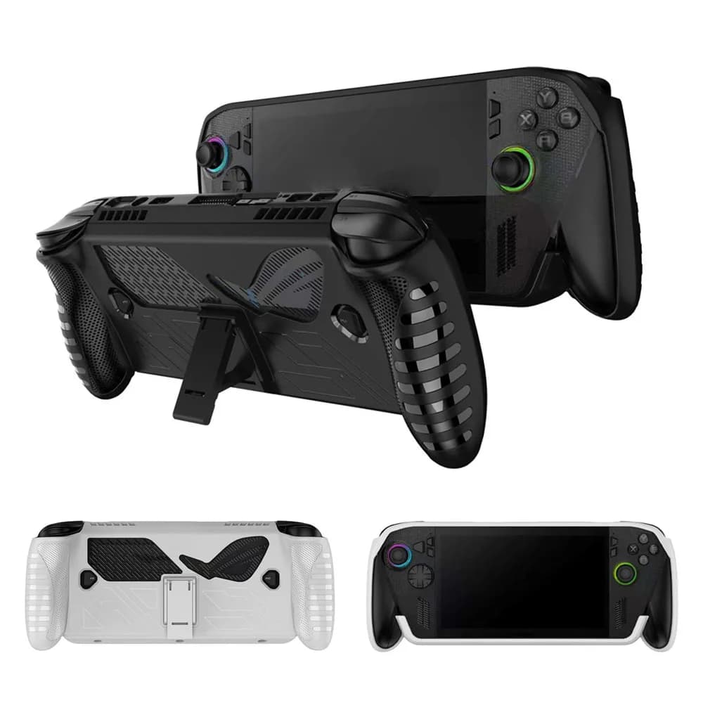 For ASUS ROG Xbox Ally/X Game Console TPU Protective Case Protector Silicone Cover with Stand for ROG Xbox Ally/X Accessories