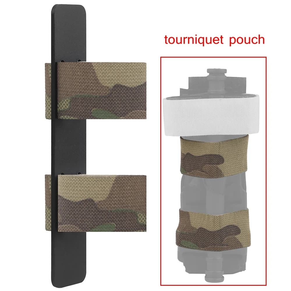 Supporto per laccio emostatico da esterno accessorio da combattimento supporto per cinghie elastiche tattiche MOLLE Hand Tools custodia per laccio emostatico per il campeggio