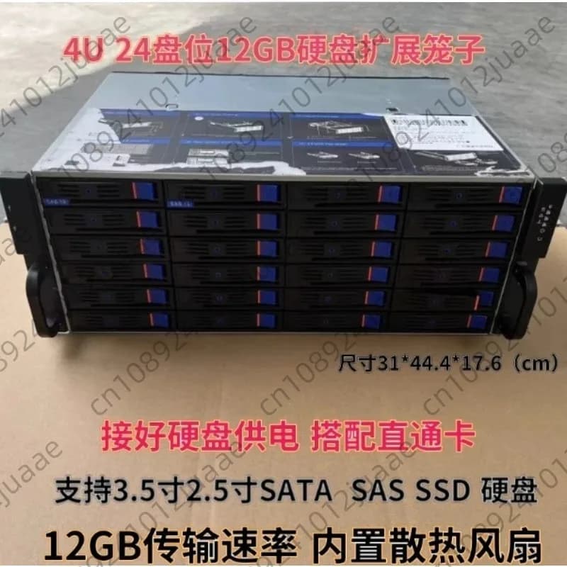 Per 12 posizioni disco 24 posizioni disco 3,5 pollici 6 12 GB gabbia per disco rigido armadio di espansione telaio Flying Bull NAS