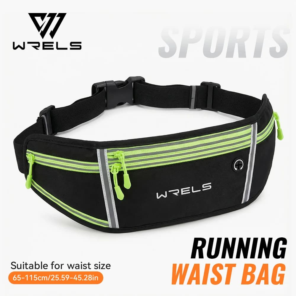 WRELS Raincoat for Running, Sottile Invisible Sports Bag for Telephone, Ideal for Hiking, Travel, Jogging and Cycling