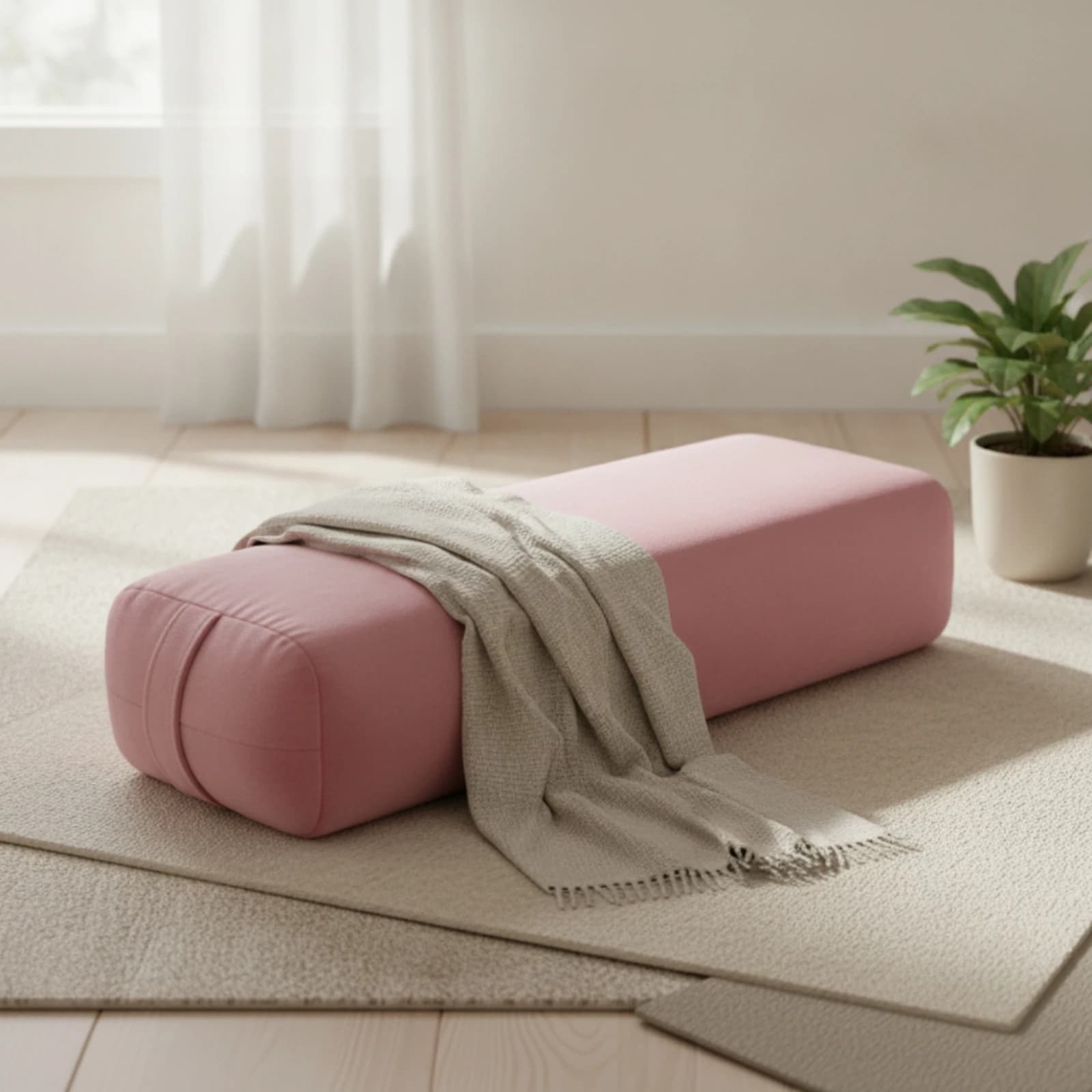 Mind-Body Practice Cushion Velvet Cushion Cushion Mind-Body Practice Cushion Soft Meditation Pillow Comfortable for Yogis